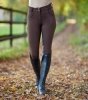 Bryczesy damskie z wysokim stanem Kassandra High Waist ELT - Waldhausen - maroon